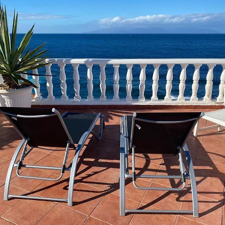1St Line Sea View & Rooftop - Arena Puerto de Santiago  Luaran gambar