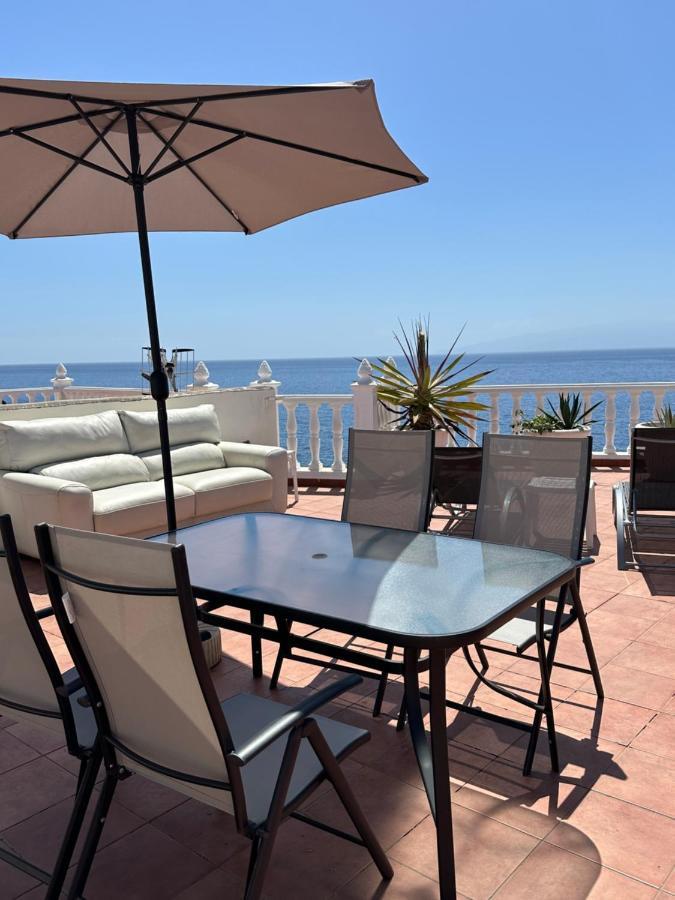 1St Line Sea View & Rooftop - Arena Puerto de Santiago  Luaran gambar