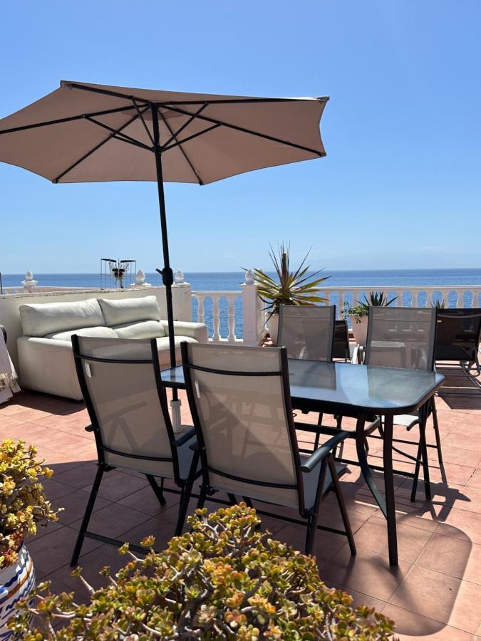 1St Line Sea View & Rooftop - Arena Puerto de Santiago  Luaran gambar
