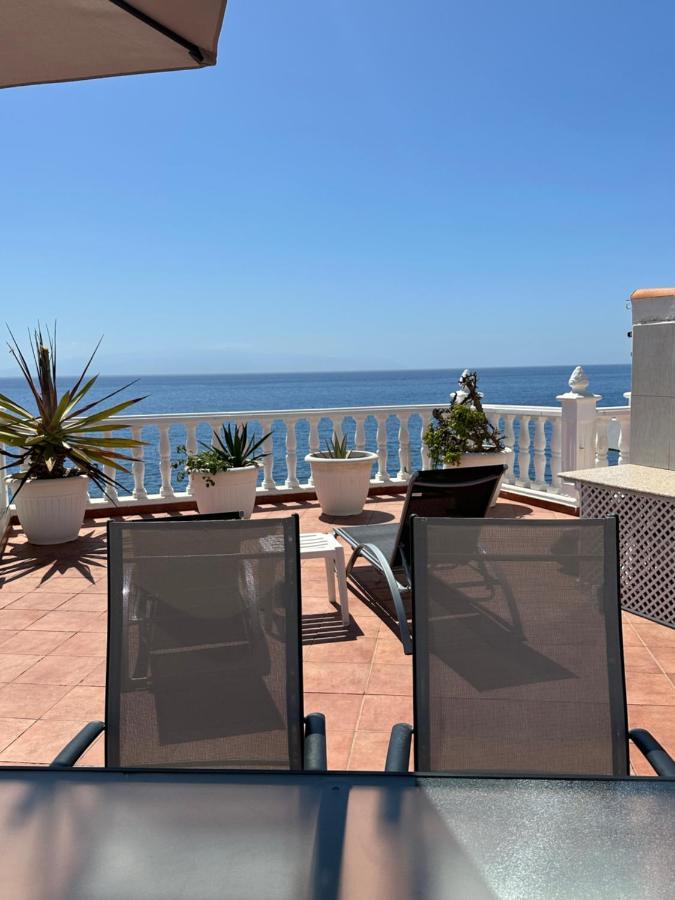 1St Line Sea View & Rooftop - Arena Puerto de Santiago  Luaran gambar